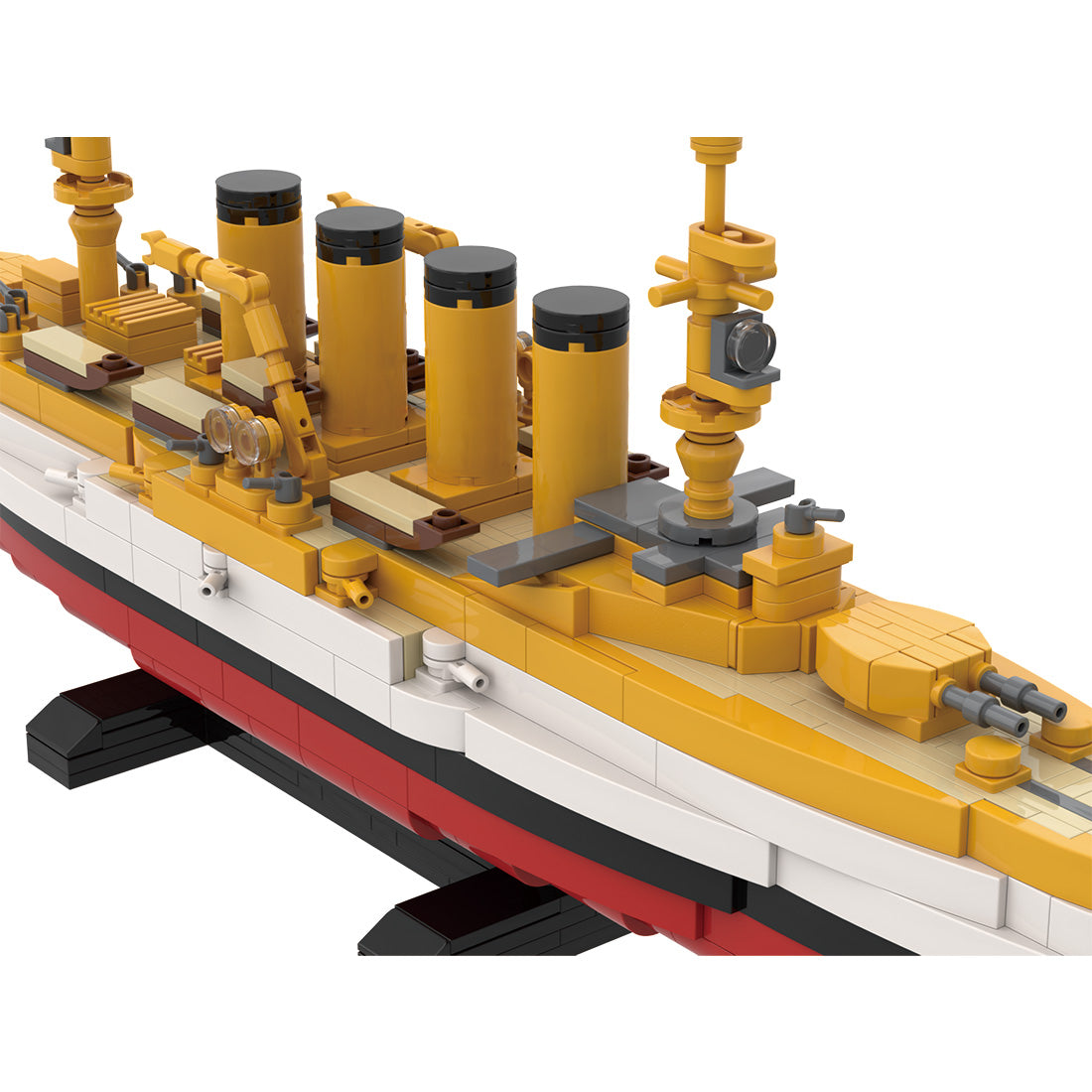 1/300 Scale SMS Scharnhorst Armored Cruiser Klemmbausteine