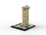MOC-261055 Flatiron Building 1:800 scale Klemmbausteine
