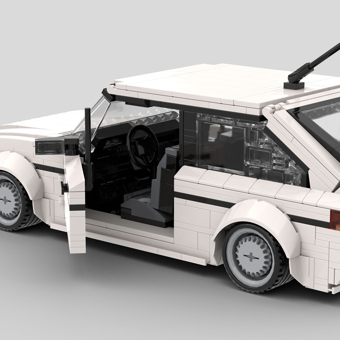 MOC-172054 VW Scirocco GL/GTX White Klemmbausteine