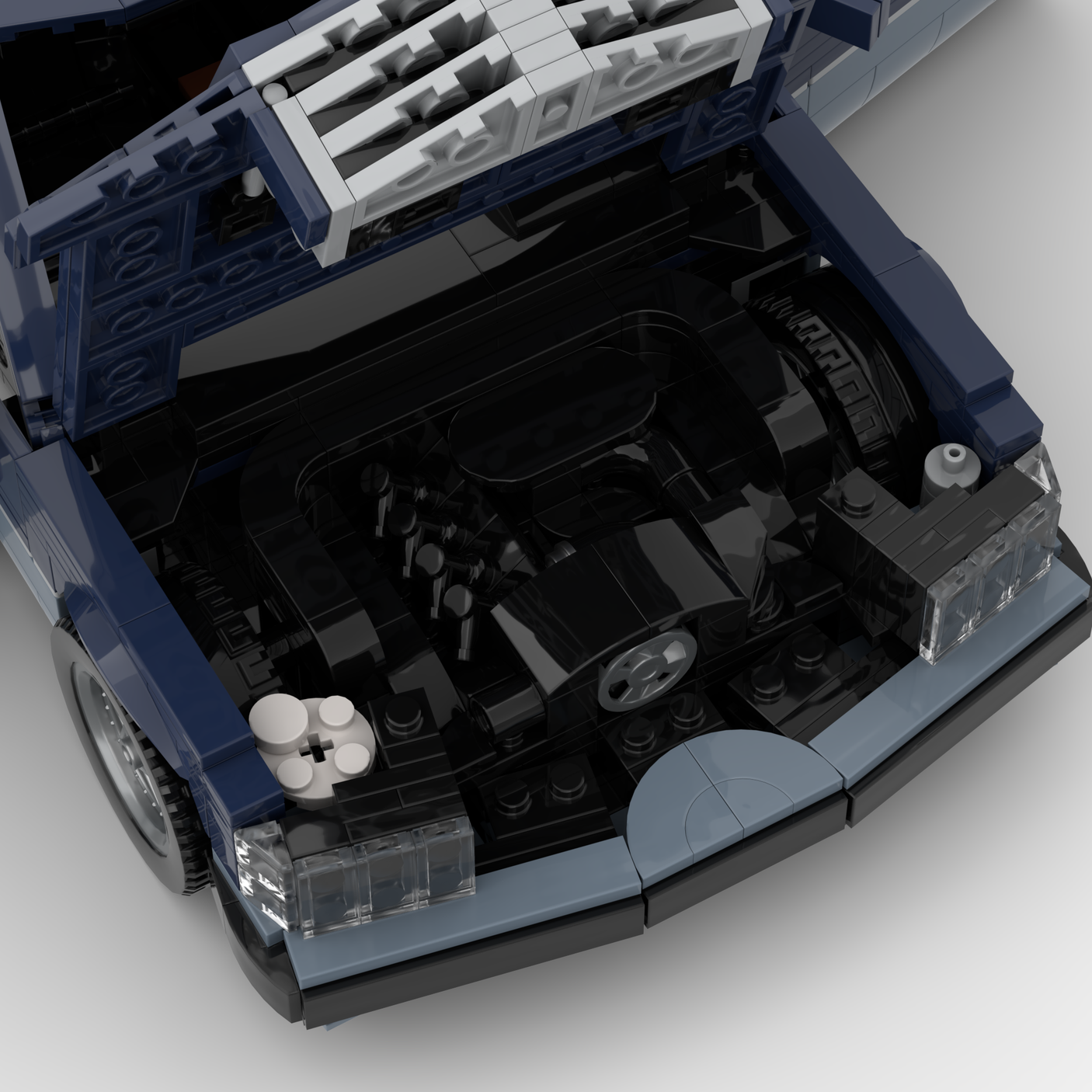 Deutsches Grand-Touring-Coupé der 1980er Jahre Klemmbausteine(GoBricks)