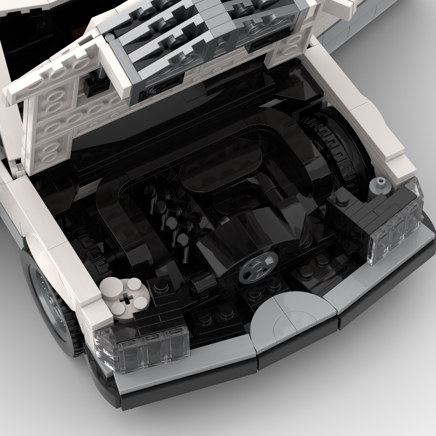 Deutsches Grand-Touring-Coupé der 1980er Jahre Klemmbausteine(GoBricks)