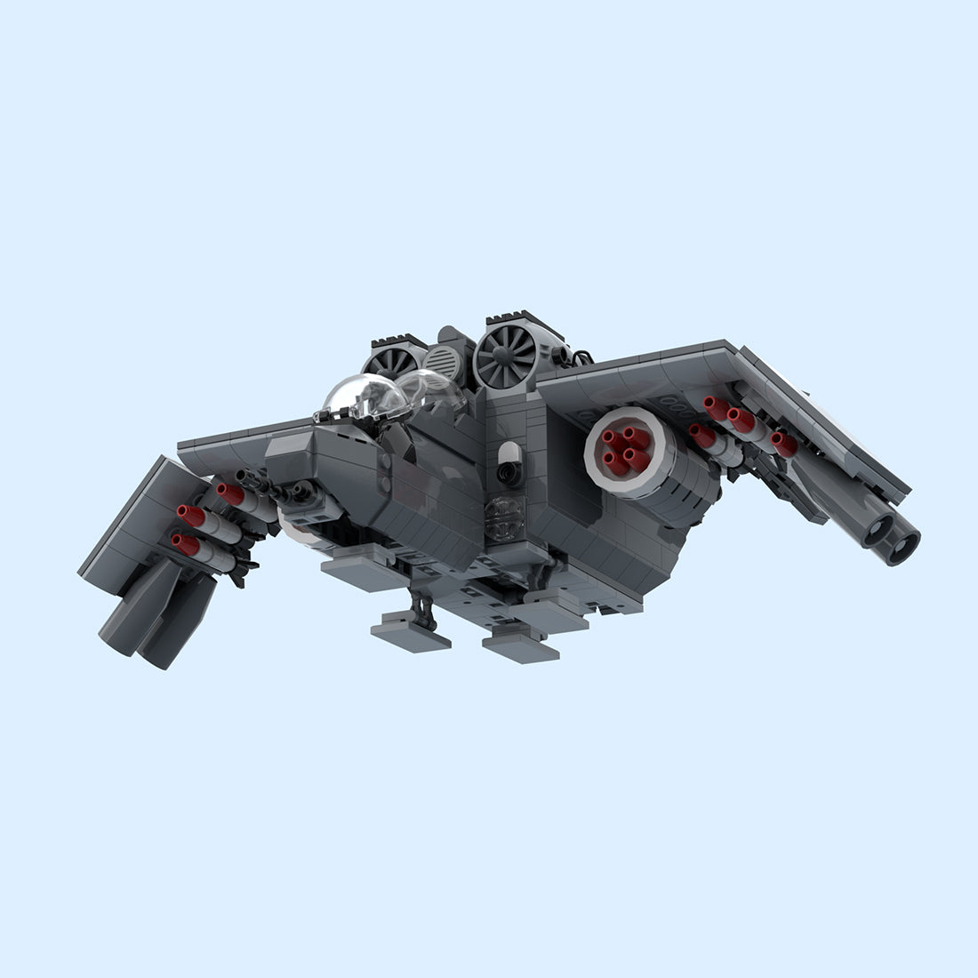 MOC-274653 Valkyrie aus Warhammer 40K Klemmbausteine