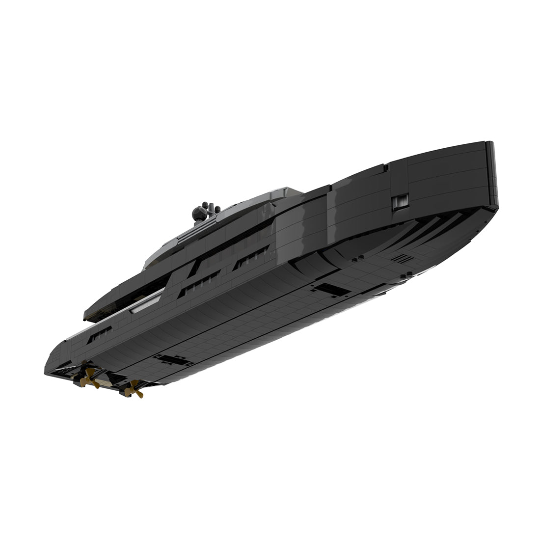 MOC - 164800 Midi - Scale Yacht Klemmbausteine - LesDiy - Klemmbausteine