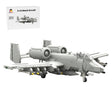 A - 10 Attack Aircraft Military Klemmbausteine （Grey） - LesDiy - Klemmbausteine