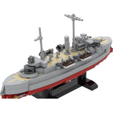 1/300 Scale SMS Siegfried Coastal Defense Battleship Klemmbausteine