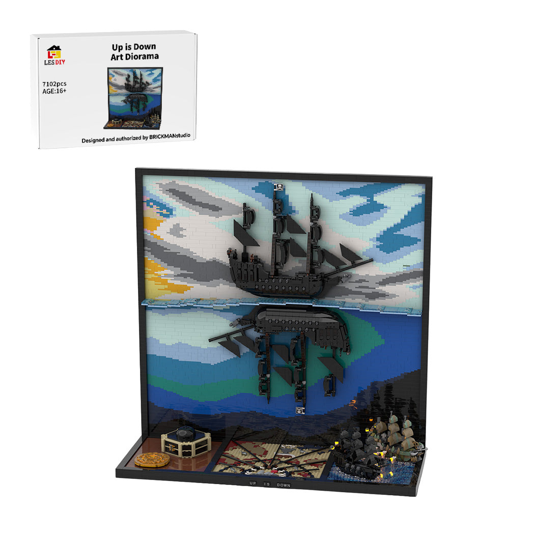 MOC-275983 LEGO Pirates of the Caribbean „Up is Down“-Kunst-MOC Klemmbausteine