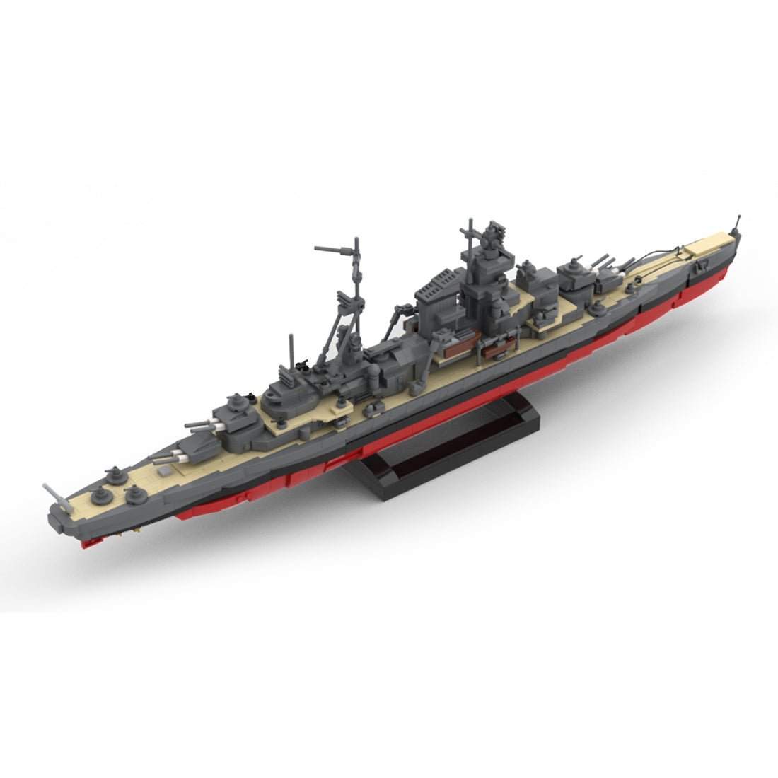 Admiral Hipper - Scale 1:300 - LesDiy - Klemmbausteine