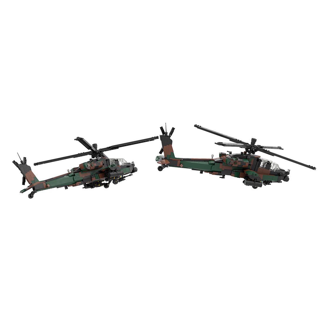 AH - 64 Apache Helicopter Klemmbausteine - LesDiy - Klemmbausteine