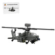 AH - 64 Apache Helicopter Military Klemmbausteine - LesDiy - Klemmbausteine