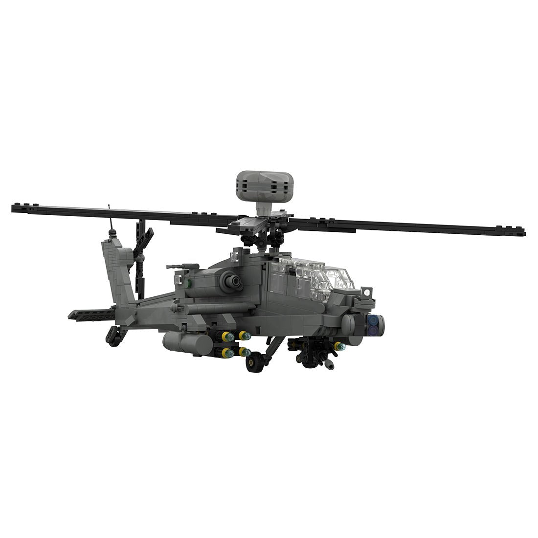 AH - 64 Apache Helicopter Military Klemmbausteine - LesDiy - Klemmbausteine