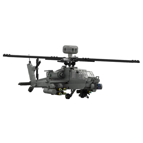 AH - 64 Apache Helicopter Military Klemmbausteine - LesDiy - Klemmbausteine