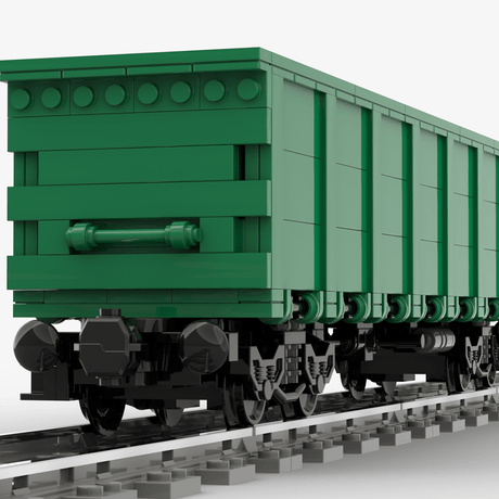 American Four - Axle Open Wagon Klemmbausteine - LesDiy - Klemmbausteine