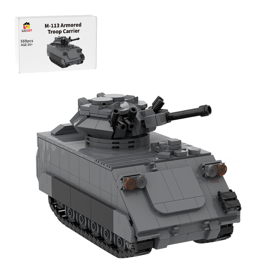 American M - 113 Armored Troop Carrier Klemmbausteine - LesDiy - Klemmbausteine