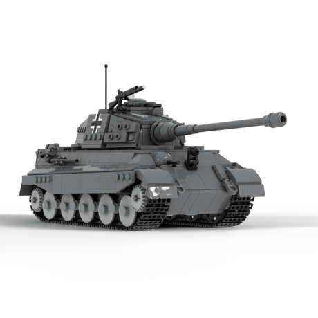 Ausf. B King Tiger Heavy Tank Klemmbausteine - LesDiy - Klemmbausteine