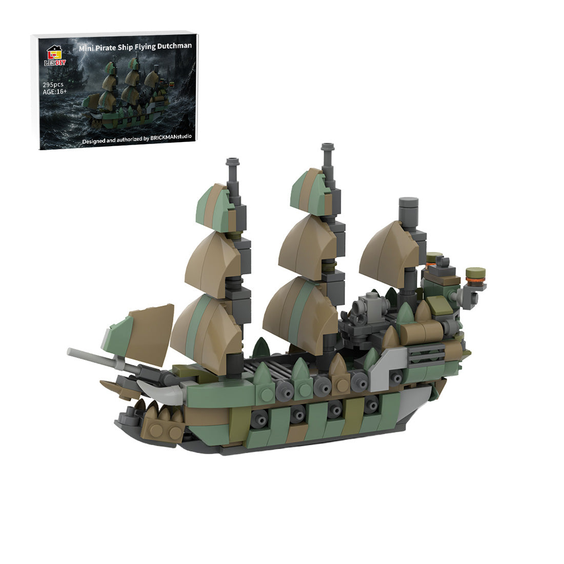 MOC-275987 LEGO Pirates of the Caribbean – Mini-Schiff „Flying Dutchman“ Klemmbausteine