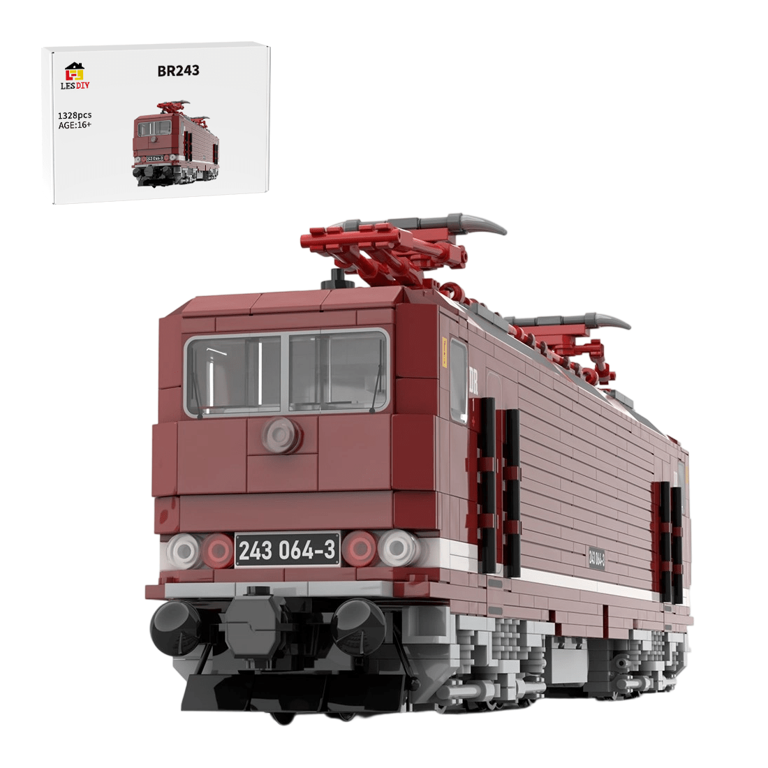 BR243 German Trian Klemmbausteine - LesDiy - Klemmbausteine