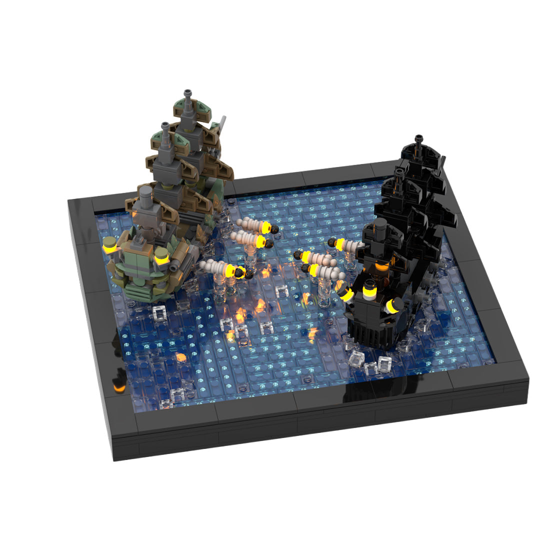 MOC-275985 LEGO Pirates of the Caribbean „Am Ende der Welt“ – Seeschlacht (Die Flying Dutchman gegen die Black Pearl) Klemmbausteine