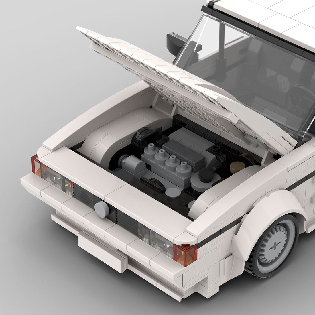 MOC-172054 VW Scirocco GL/GTX White Klemmbausteine