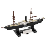 1/300 Scale SMS Preussischer Paddle Steamer Klemmbausteine