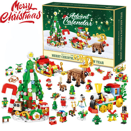 Christmas Advent Calendar Blind Box  Klemmbausteine - LesDiy - Klemmbausteine