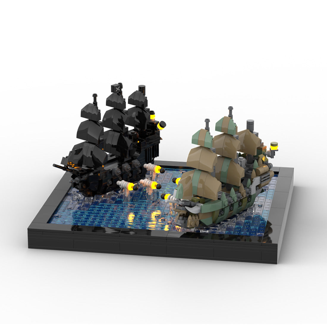 MOC-275985 LEGO Pirates of the Caribbean „Am Ende der Welt“ – Seeschlacht (Die Flying Dutchman gegen die Black Pearl) Klemmbausteine