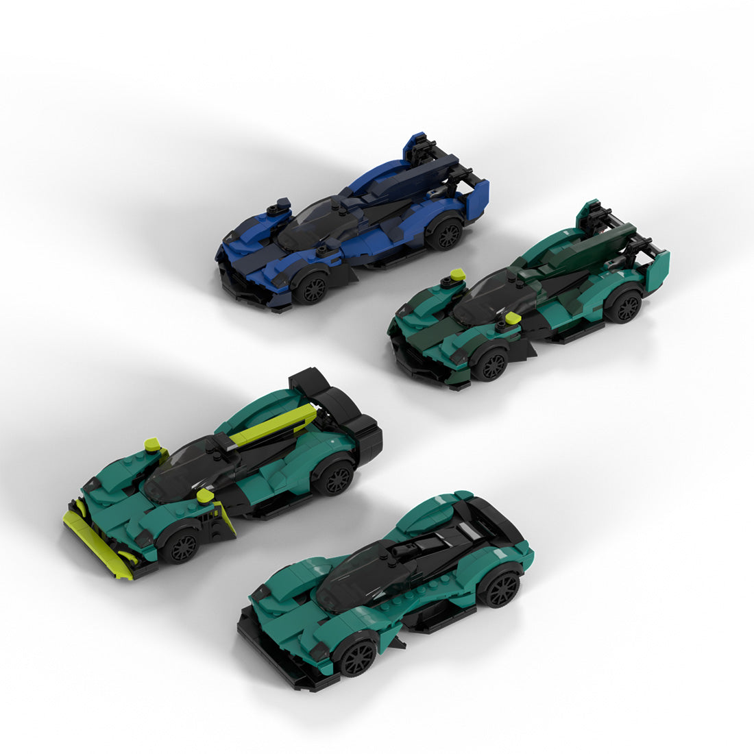 MOC-265825 Aston Martin Valkyrie 4-in-1 Bundle Klemmbausteine