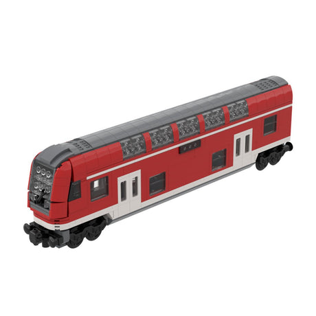 DB Doppeldecker-Steuerwagen Klemmbausteine-LesDiy-Klemmbausteine