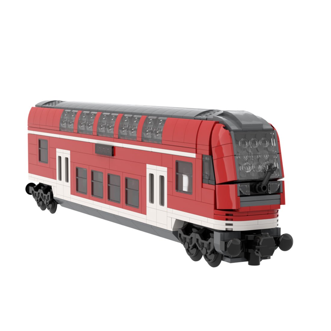 DB Doppeldecker-Steuerwagen Klemmbausteine-LesDiy-Klemmbausteine