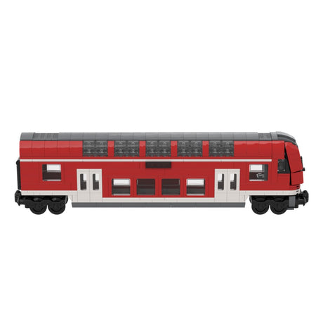 DB Doppeldecker-Steuerwagen Klemmbausteine-LesDiy-Klemmbausteine