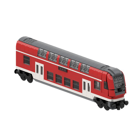 DB Doppeldecker-Steuerwagen Klemmbausteine-LesDiy-Klemmbausteine