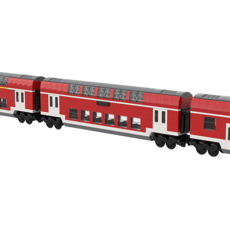 DB Doppeldecker-Steuerwagen Klemmbausteine-LesDiy-Klemmbausteine
