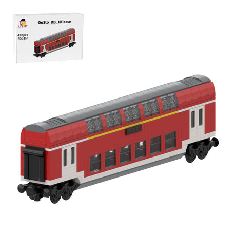 DB-Doppelstockwagen der ersten Klasse Klemmbausteine-LesDiy-Klemmbausteine