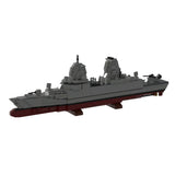 Deutsche Militärfregatte F126 im Maßstab 1/485 Klemmbausteine - LesDiyproduct_type##