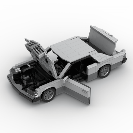 Deutsches Grand-Touring-Coupé der 1980er Jahre Klemmbausteine(GoBricks)-LesDiy-Klemmbausteine