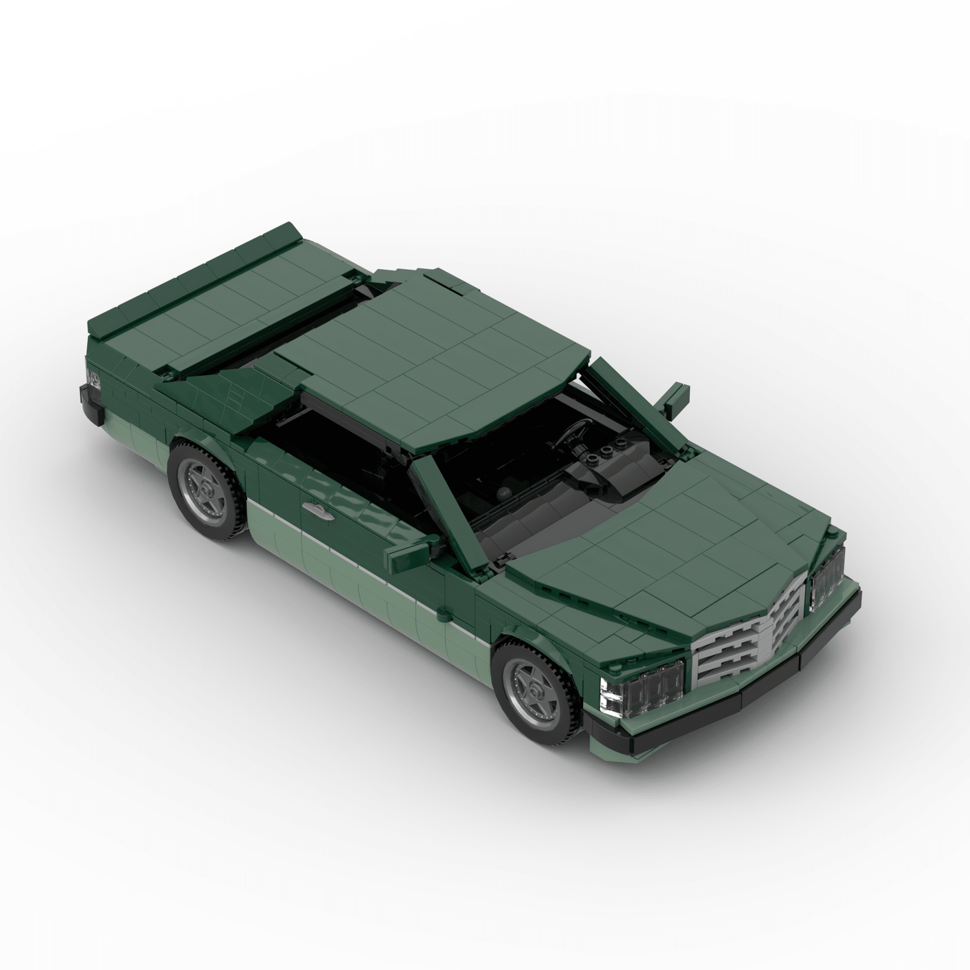 Deutsches Grand-Touring-Coupé der 1980er Jahre Klemmbausteine(GoBricks)-LesDiy-Klemmbausteine