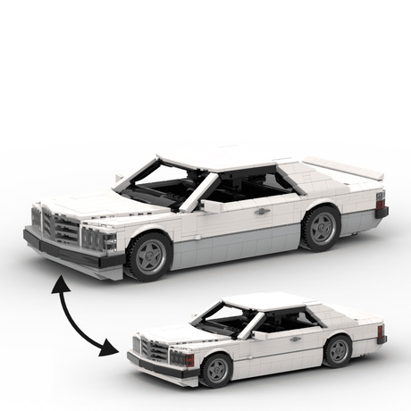 Deutsches Grand-Touring-Coupé der 1980er Jahre Klemmbausteine(GoBricks)-LesDiy-Klemmbausteine