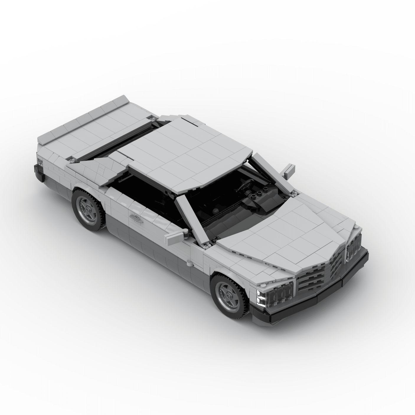 Deutsches Grand-Touring-Coupé der 1980er Jahre Klemmbausteine(GoBricks)-LesDiy-Klemmbausteine