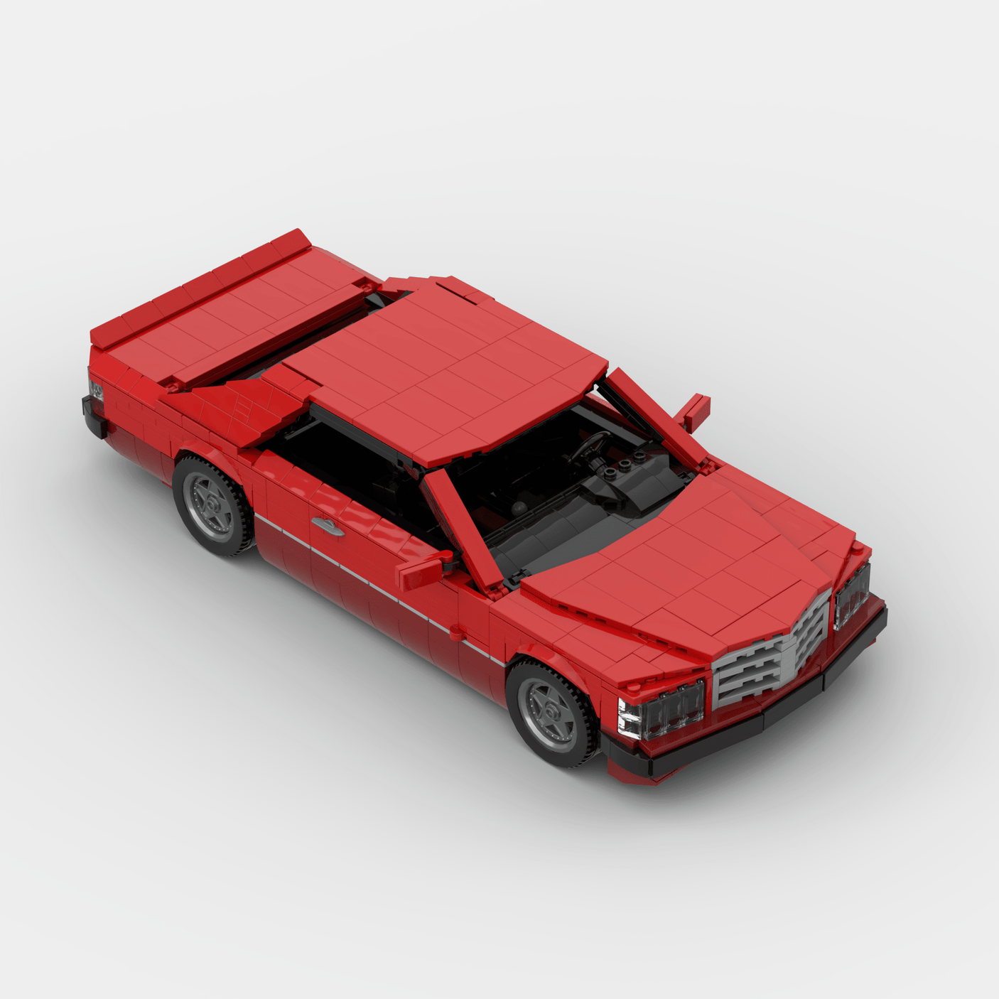 Deutsches Grand-Touring-Coupé der 1980er Jahre Klemmbausteine(GoBricks)-LesDiy-Klemmbausteine