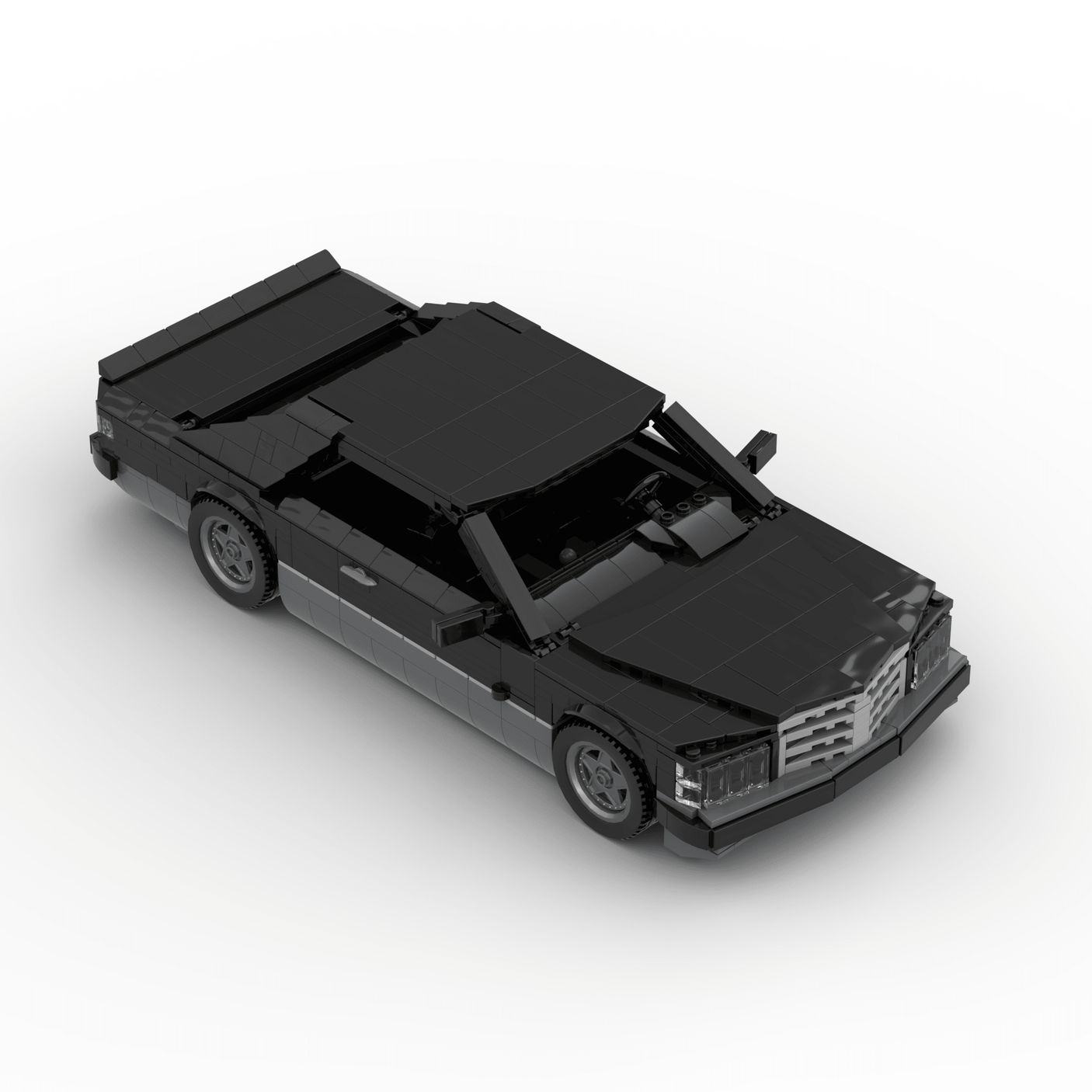 Deutsches Grand-Touring-Coupé der 1980er Jahre Klemmbausteine(GoBricks)-LesDiy-Klemmbausteine