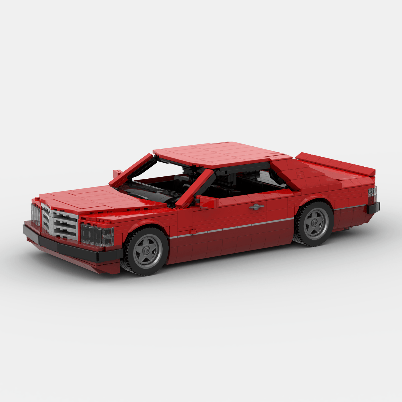 Deutsches Grand-Touring-Coupé der 1980er Jahre Klemmbausteine(GoBricks)-LesDiy-Klemmbausteine