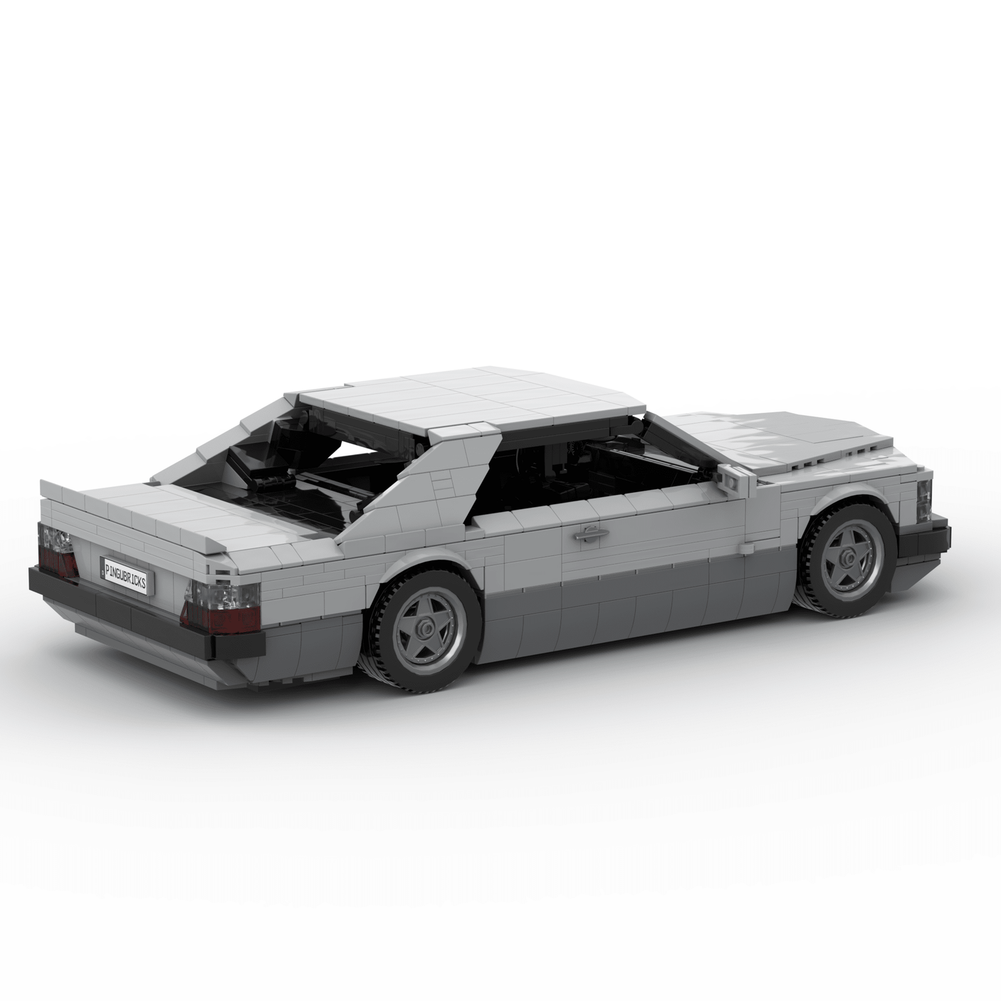 Deutsches Grand-Touring-Coupé der 1980er Jahre Klemmbausteine(GoBricks)-LesDiy-Klemmbausteine