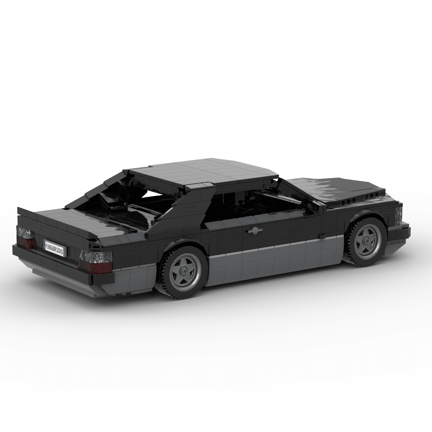 Deutsches Grand-Touring-Coupé der 1980er Jahre Klemmbausteine(GoBricks)-LesDiy-Klemmbausteine