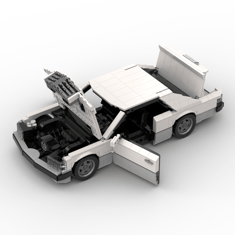 Deutsches Grand-Touring-Coupé der 1980er Jahre Klemmbausteine(GoBricks)-LesDiy-Klemmbausteine