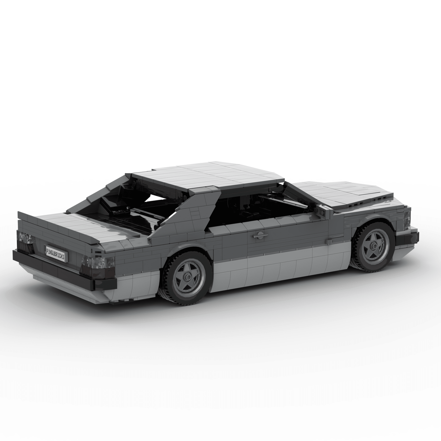 Deutsches Grand-Touring-Coupé der 1980er Jahre Klemmbausteine(GoBricks)-LesDiy-Klemmbausteine