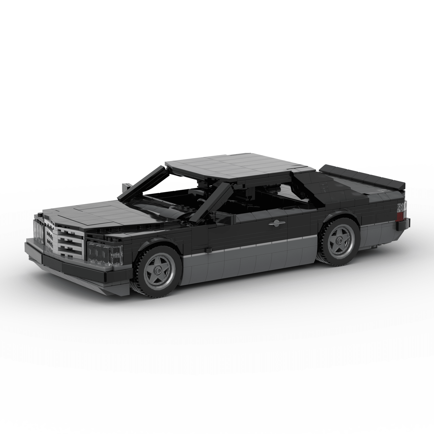 Deutsches Grand-Touring-Coupé der 1980er Jahre Klemmbausteine(GoBricks)-LesDiy-Klemmbausteine
