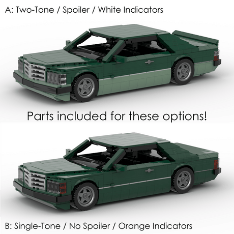 Deutsches Grand-Touring-Coupé der 1980er Jahre Klemmbausteine(GoBricks)-LesDiy-Klemmbausteine