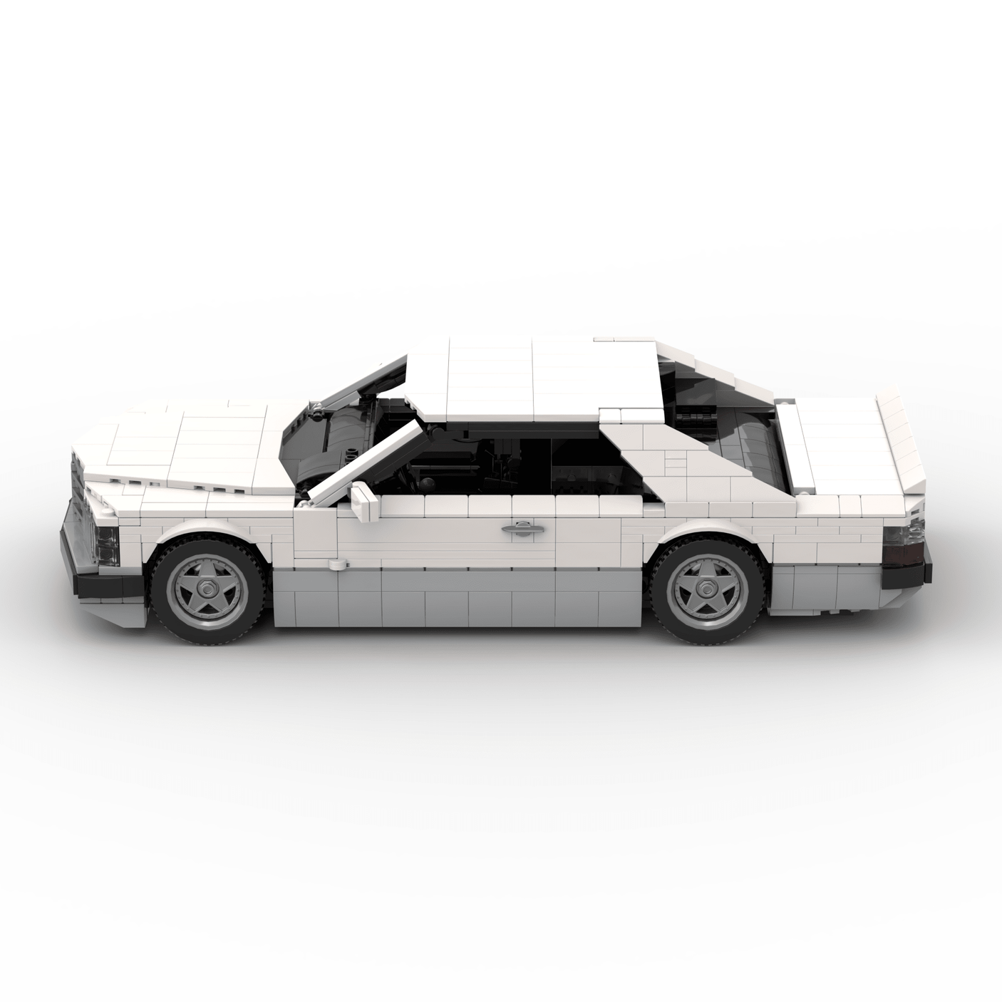 Deutsches Grand-Touring-Coupé der 1980er Jahre Klemmbausteine(GoBricks)-LesDiy-Klemmbausteine
