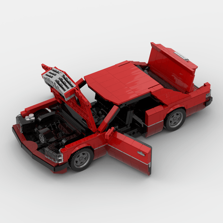 Deutsches Grand-Touring-Coupé der 1980er Jahre Klemmbausteine(GoBricks)-LesDiy-Klemmbausteine