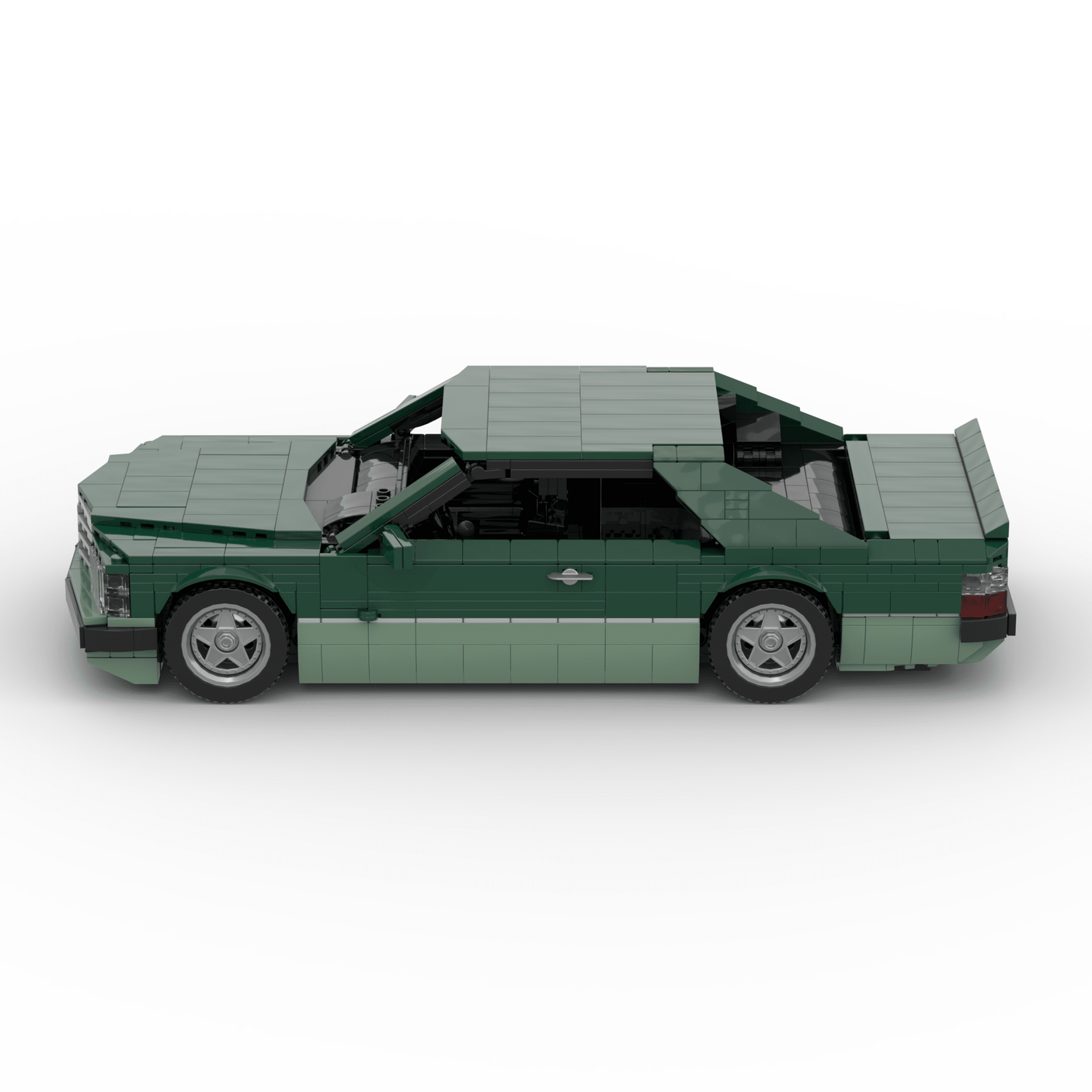 Deutsches Grand-Touring-Coupé der 1980er Jahre Klemmbausteine(GoBricks)-LesDiy-Klemmbausteine