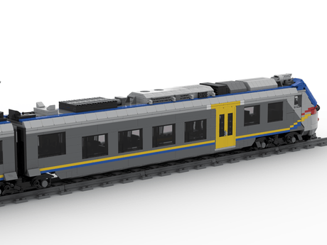 ETR104 train Klemmbausteine - LesDiy - Klemmbausteine